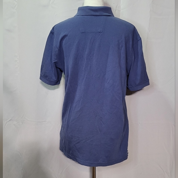 Banana Republic Men's Blue Short Sleeve Polo Shirt Size Medium GUC - Picture 7 of 8